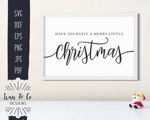 Have Yourself a Merry Little Christmas SVG Files | Christmas | Holidays | Winter SVG (878186599) SVG Ivan & Co. Designs 