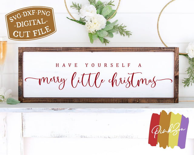 Have Yourself a Merry Little Christmas SVG Files | Christmas Svg | Winter Svg | Commercial Use | Cricut | Silhouette | Digital Cut Files (1069400524) SVG PinkZou 