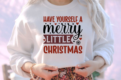 Have yourself a merry little christmas SVG SVG DESIGNISTIC 