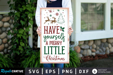 Have yourself a merry SVG Design SVG Regulrcrative 