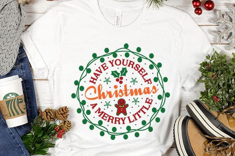 have yourself christmas a merry little SVG Angelina750 