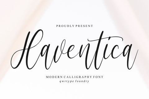 Haventica Font Qwrtype Foundry 