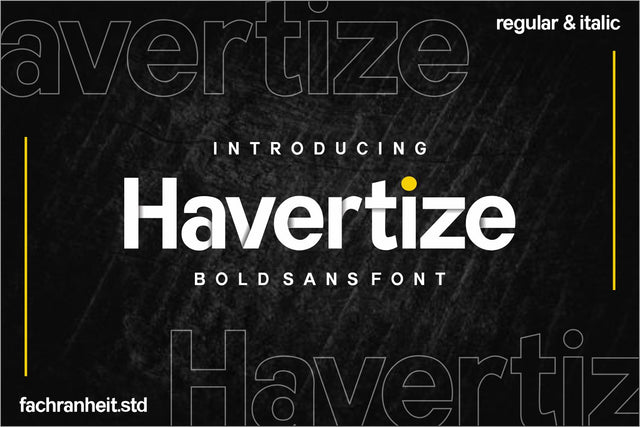 Havertize Font Fachranheit Studio