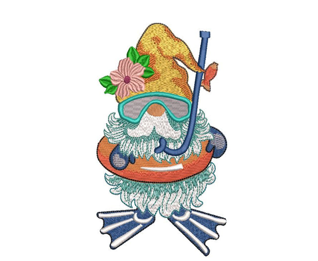 Hawaii Beach Gnome Embroidery Design Embroidery/Applique DESIGNS Angie 