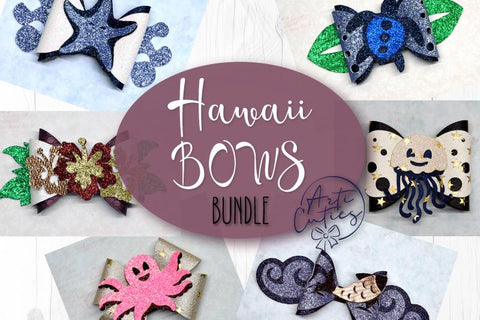 Hawaii bows bundle SVG ArtiCuties 