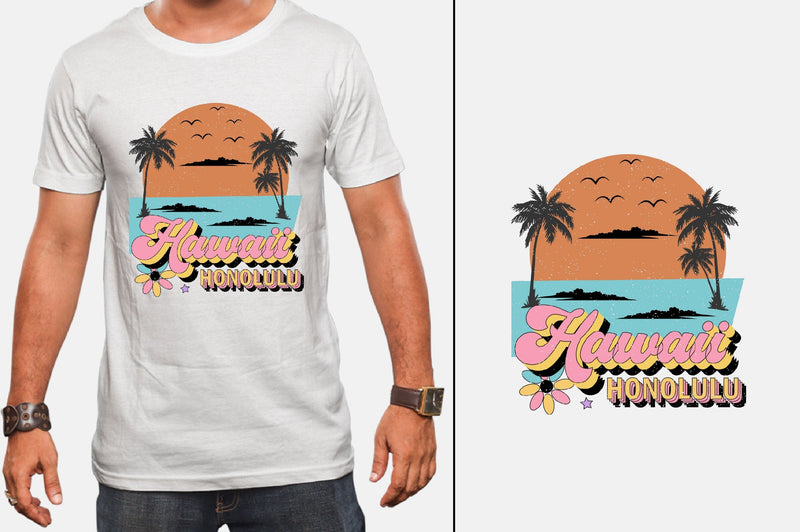 Hawaii Honolulu Sublimation SVGArt 