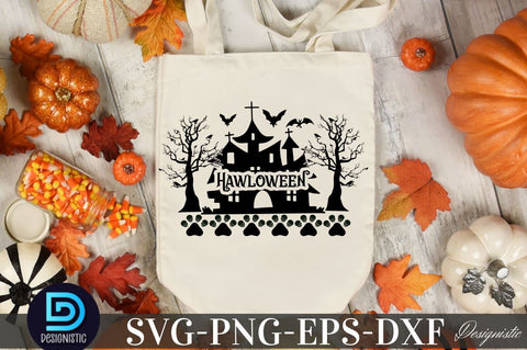Hawloween, Halloween Dog SVG SVG DESIGNISTIC 