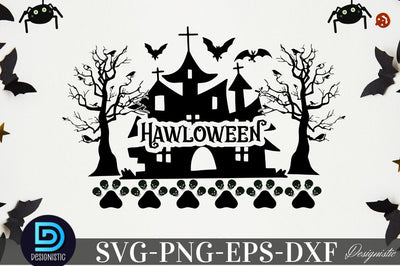 Hawloween, Halloween Dog SVG SVG DESIGNISTIC 