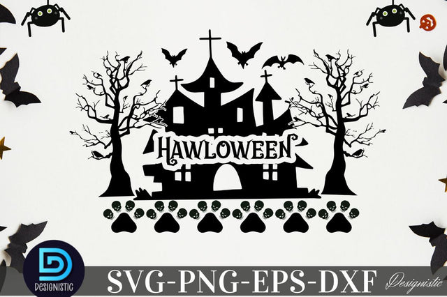 Hawloween, Halloween Dog SVG SVG DESIGNISTIC 