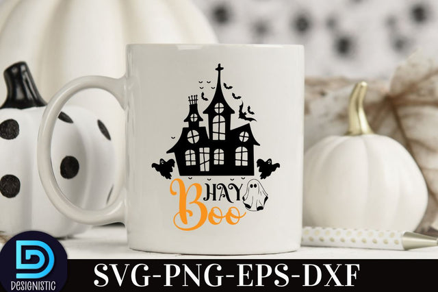 hay boo, Halloween T shirt Design, SVG DESIGNISTIC 