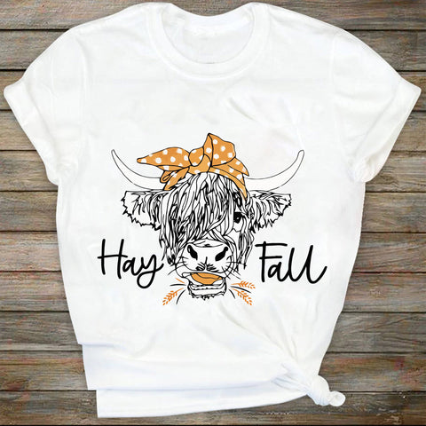 Hay Fall Cow Svg file, 24oz Venti Cold Cup Design, EPS file, svg file, JPG file Download SVG DiamondDesign 