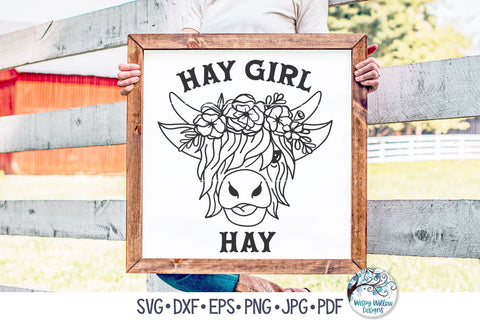 Hay Girl Hay SVG SVG Wispy Willow Designs 