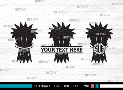 Hay Monogram SVG | Haystack Svg | Farm Svg | Farming Svg | Hay Clipart SVG ETC Craft 
