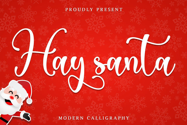 Hay Santa Font Sakha Design Studio 