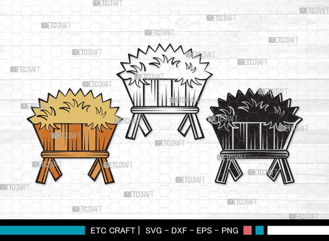 Hay SVG | Haystack Svg | Farm Svg | Farming Svg | Hay Clipart SVG ETC Craft 