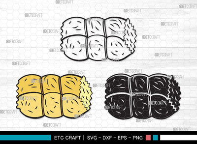 Hay SVG | Haystack Svg | Farm Svg | Farming Svg | Hay Clipart SVG ETC Craft 