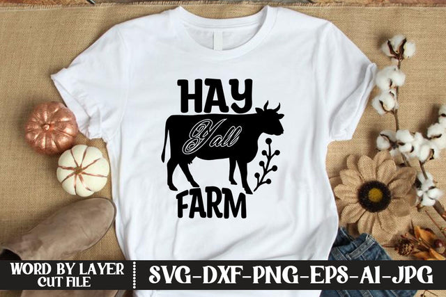 Hay Y'all Farm SVG CUT FILE SVG MStudio 