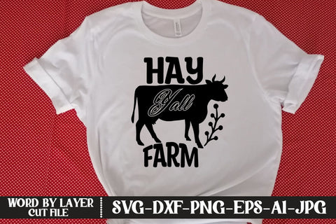 Hay Y'all Farm SVG CUT FILE SVG MStudio 