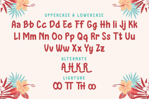 HAYASI | Summer San Serif Display Font twinletter 