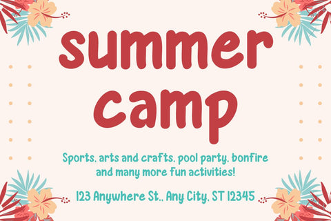 HAYASI | Summer San Serif Display Font twinletter 