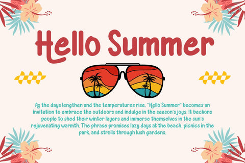 HAYASI | Summer San Serif Display Font twinletter 