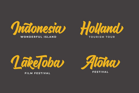 Hayhills Script Font Suby Studio 