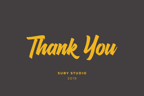 Hayhills Script Font Suby Studio 