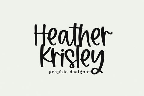 Haystacked - A Handwritten Script Font Font KA Designs 