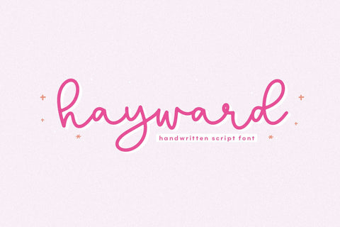 Hayward - Handwritten Script Font Font KA Designs 