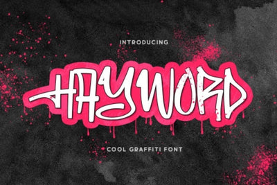 Hayword – a Graffiti Style Font Garisman Studio 