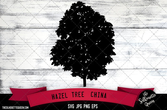 Hazel Tree (China) SVG -Vector Art Commercial & Personal Use- Cricut,Silhouette,Cameo,Vinyl Cut SVG Loveleen Kaur 