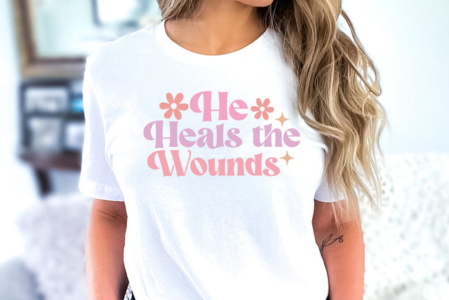 He Heals the Wounds, Religious SVG SVG FiveStarCrafting 