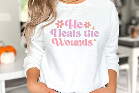 He Heals the Wounds, Religious SVG SVG FiveStarCrafting 