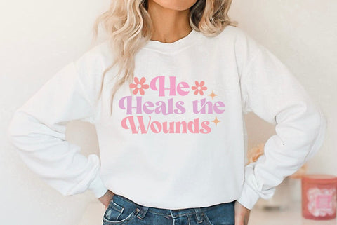 He Heals the Wounds, Religious SVG SVG FiveStarCrafting 