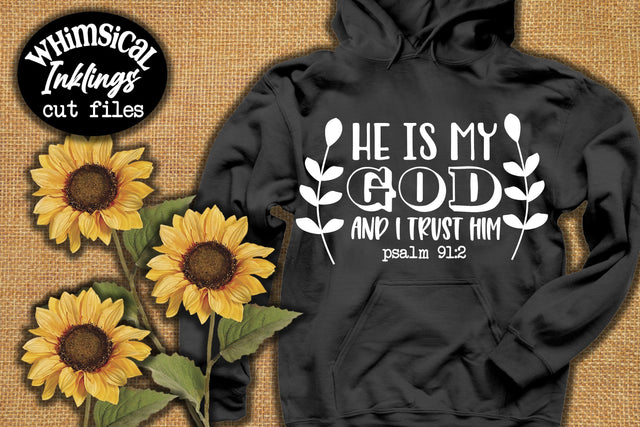 He Is My God SVG SVG Whimsical Inklings 