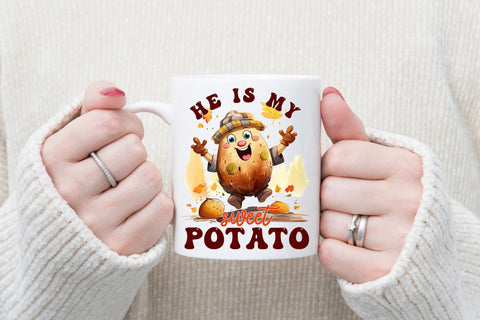 He is My Sweet Potato, Thanksgiving PNG Sublimation Sublimation CraftLabSVG 