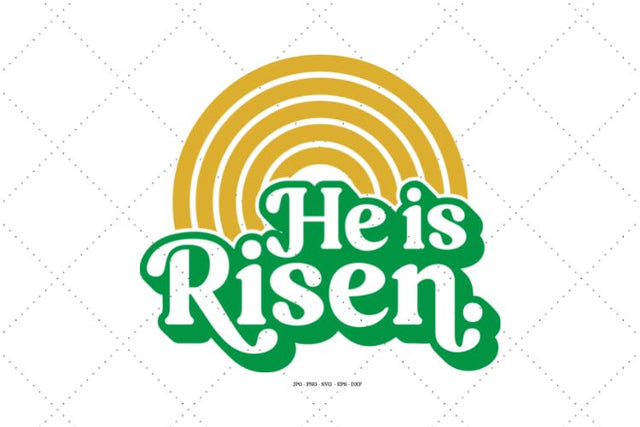 He Is Risen, Bible Verse Svg, In 3 Days, Jesus Png SVG SVG Digital Designer 