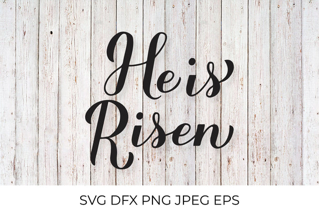 He is risen calligraphy lettering. Easter SVG SVG LaBelezoka 
