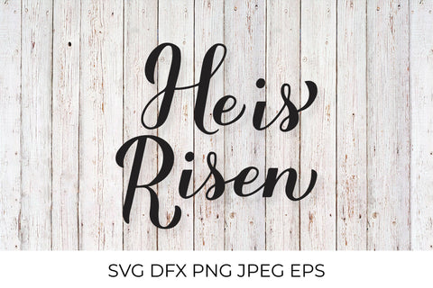 He is risen calligraphy lettering. Easter SVG SVG LaBelezoka 