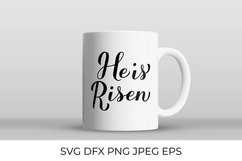 He is risen calligraphy lettering. Easter SVG SVG LaBelezoka 