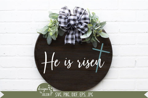 He is risen Easter svg SVG Designs by Jolein 