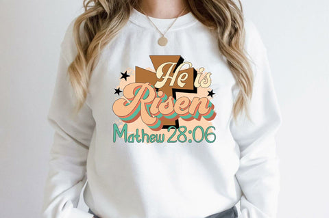 He is Risen Mathew 28 06 Sublimation SVGArt 