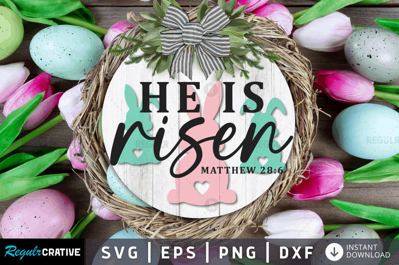 He is risen matthew 28 6 SVG SVG Regulrcrative 