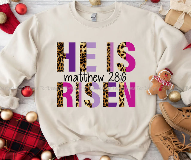 He Is Risen Png, He is risen, Sublimation Png, Easter Png Sublimation ToriDesigns 