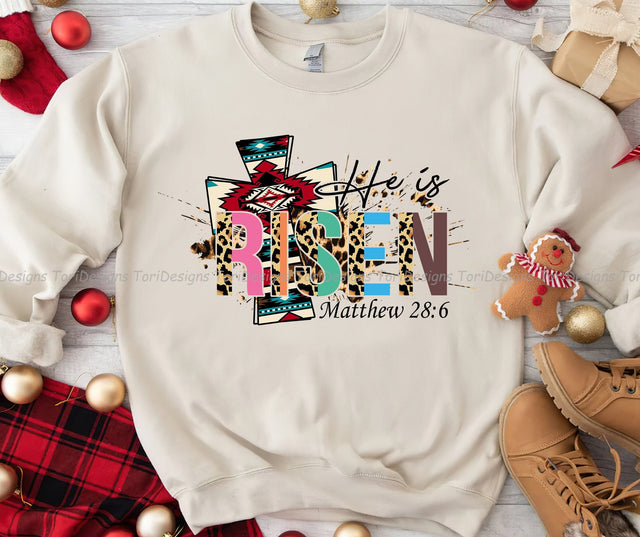 He Is Risen PNG sublimation design Sublimation ToriDesigns 