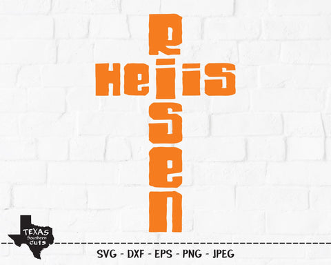 He Is Risen | Religious SVG SVG Texas Southern Cuts 
