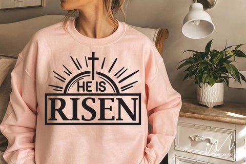 He is risen svg, Christian t shirt svg SVG Isabella Machell 