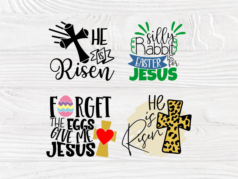 He is Risen SVG, Jesus Svg, Cross Svg, Religious - So Fontsy
