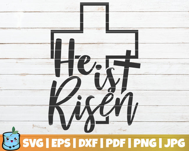 He Is Risen SVG MintyMarshmallows 