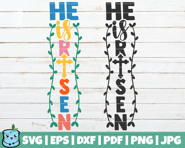 He Is Risen SVG MintyMarshmallows 
